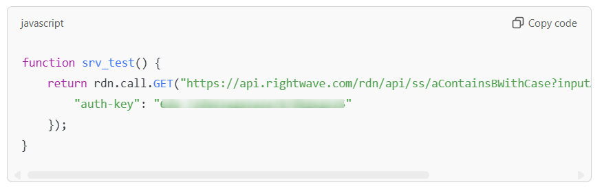 GET request example